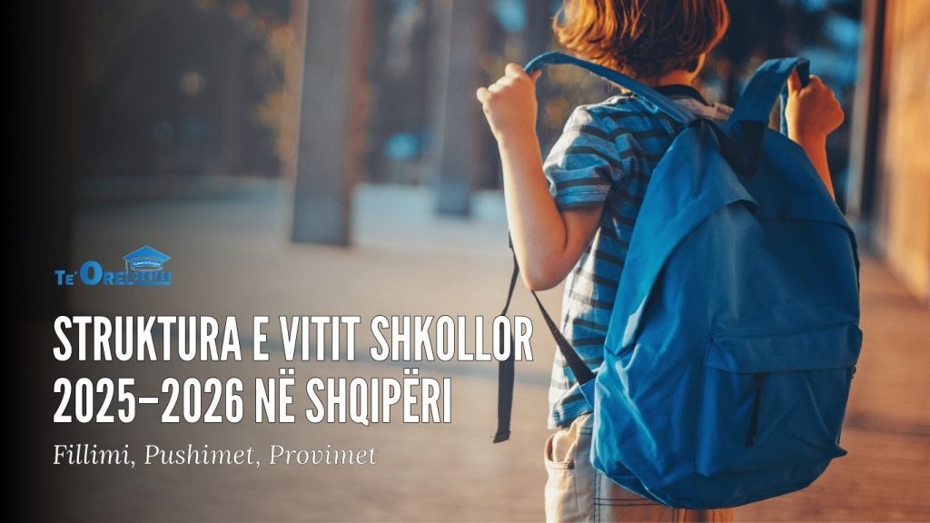 Struktura e vitit shkollor 2025–2026