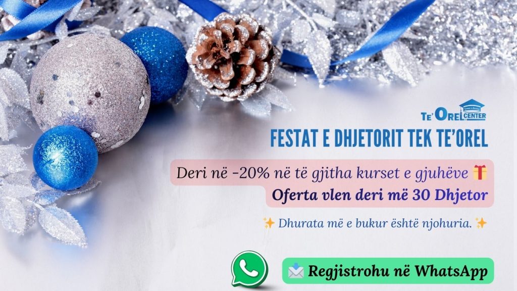 oferta kurse gjuhe fundvit tirane