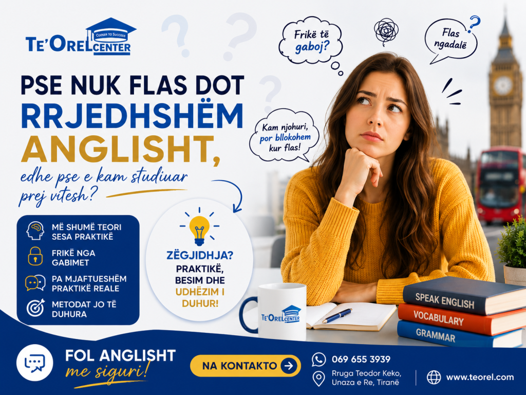 Pse nuk flas dot rrjedhshëm anglisht